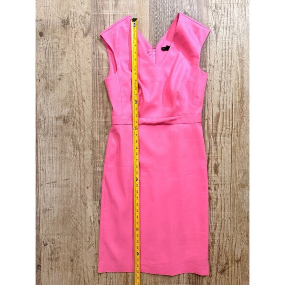 Ann Taylor Dress 0 EUC Pink Sleeveless Lined Sheath - Picture 3 of 5